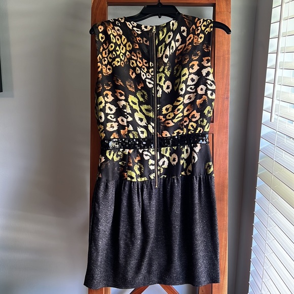 Rachel rachel Roy Drop Waist Sequin Print Dress - Picture 5 of 9